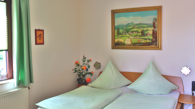 Doppelzimmer der Pension Altstadt-Gästehaus Köhler in Dresden